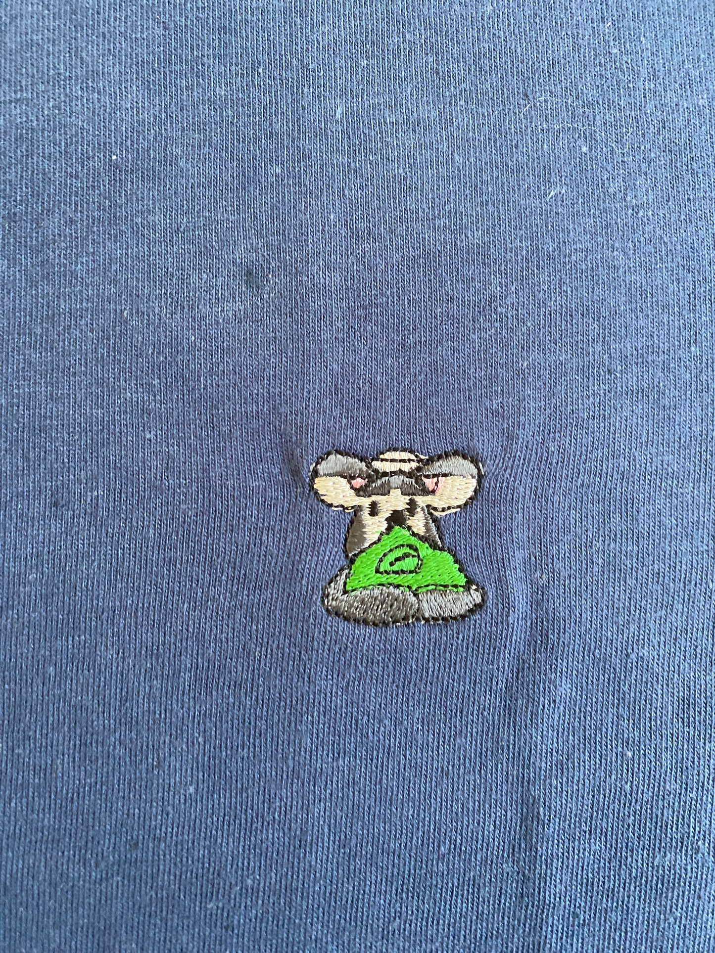 Crew Neck Tee (Navy Blue)