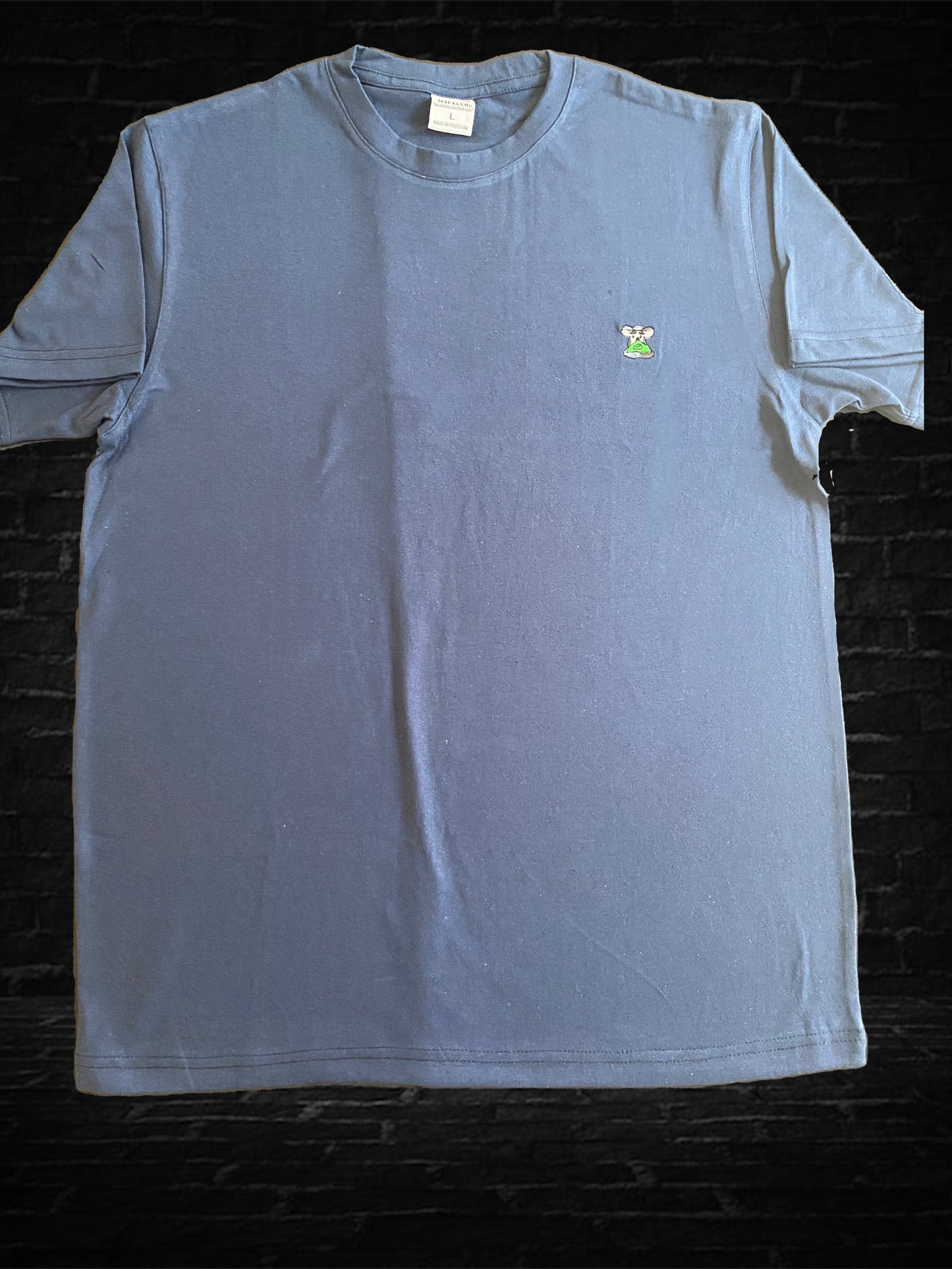 Crew Neck Tee (Navy Blue)